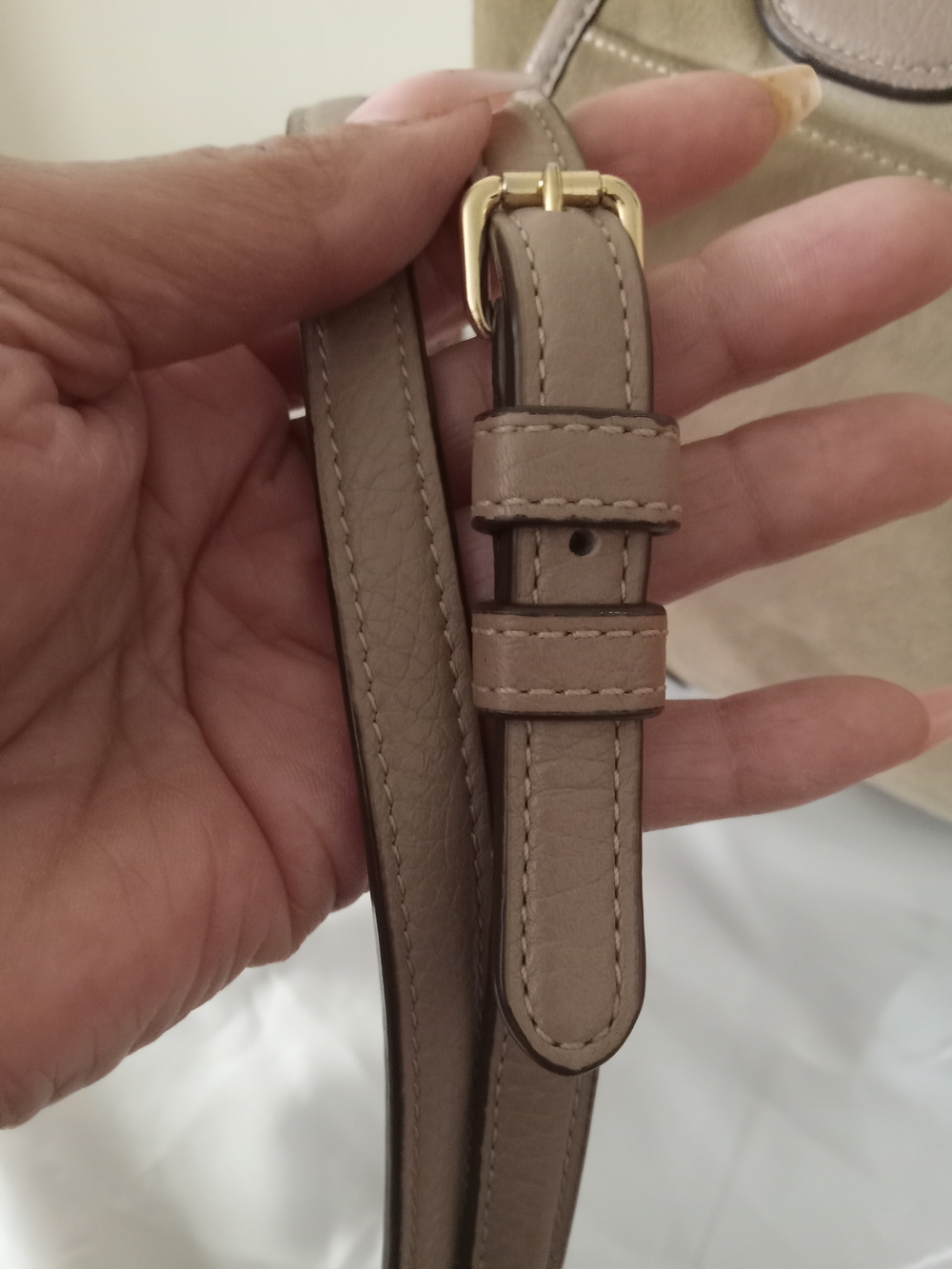 Coach Taupe Suede & Leather 2way Satchel with Removable Strap EUC - Picture 3 of 15